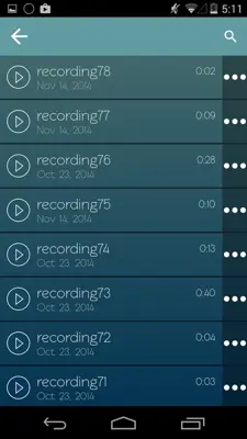 Voice Recorder android App screenshot 9