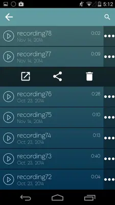 Voice Recorder android App screenshot 6